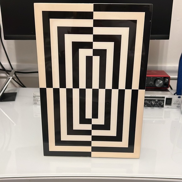Jonathan Adler LARGE OP ART LACQUER BOX - Picture 10 of 12